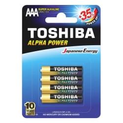 Батарейки алкалиновые Toshiba Alpha Power AAA LR03 1,5В 4шт<br />