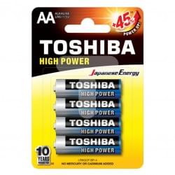 Батарейки алкалиновые Toshiba High Power AA LR6 1,5В 4шт