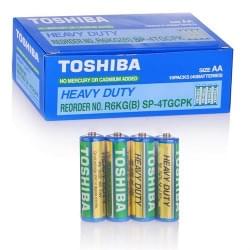Батарейки солевые Toshiba Heavy Duty AA R6 1,5В 40шт