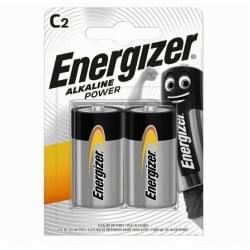 Батарейки Energizer Alkaline Power, щелочные, C / LR14, 2 штуки