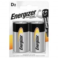 Батарейки Energizer Alkaline Power, щелочные, D, LR20, 1.5В, 2 штуки