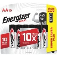 Батарейки Energizer Energizer Max, щелочные, AAA / LR03, 10 штук