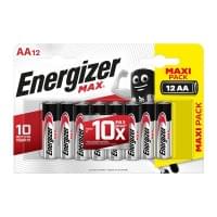Батарейки Energizer Energizer Max, щелочные, AA / LR6, 12 штук