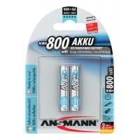 Аккумуляторы металлогидридные Ni-MH Ansmann 5030982-RU maxE AAA 800мАч 1,2В 2шт
