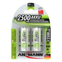 Аккумуляторы металлогидридные Ni-MH Ansmann 5030912-RU maxE C 2500мАч 1,2В 2шт