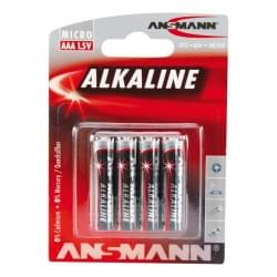 Батарейки алкалиновые 1200 мАч Ansmann 5015553 Red AAA LR03 4шт