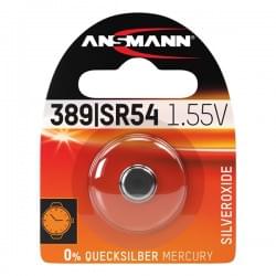 Батарейка в часы Ansmann 1516-0015 389 SR54 1,55В дисковая 1шт
