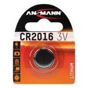 Батарейка литиевая Ansmann CR2016 3В дисковая 1шт
