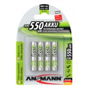 Аккумуляторы металлогидридные Ni-MH Ansmann 5030772-RU maxE AAA 550мАч 1,2В 4шт