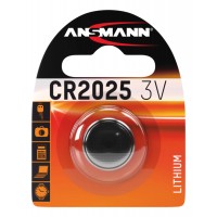 Батарейка литиевая Ansmann CR2025 3В дисковая 1шт
