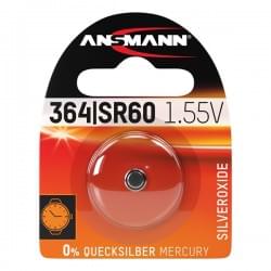 Батарейка в часы Ansmann 1516-0022 364 SR60 1,55В дисковая 1шт