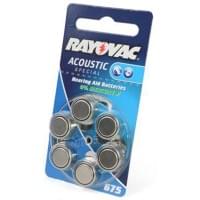 Батарейки для слуховых аппаратов Rayovac Acoustic Special 675