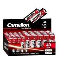 Camelion Plus Alkaline 14981, Combo40, щелочные батарейки, 20 AAA + 20 AAA, 1.5 v, 40 штук в упаковке