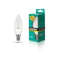 Лампа CAMELION Е14 8Вт 3000K 720Лм LED8-C35/830/E14 светодиодная 12385 теплый белый, свеча 