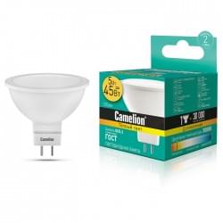 Лампа CAMELION GU-5.3 5Вт 3000K 370Лм 220В LED5-S108/830/GU5.3 12041, светодиодная, теплый белый 