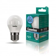 Лампа CAMELION Е27 7Вт 4500K 590Лм LED7-G45/845/E27 12072, светодиодная, нейтральный белый, шар 