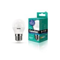 Лампа CAMELION Е27 12Вт 6500K 1010Лм LED12-G45/865/E27 13698, светодиодная, холодный белый, шар 