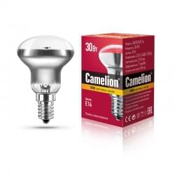 Лампа CAMELION Е14 30Вт R39 210Лм 220В CAMELION 30/R39/E14 8976, накаливания, прозрачная, рефлектор