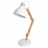 Поворотный настольный ламповый деревянный светильник 14157 Camelion Loft KD-355 C01 белый 220В 40Вт Е27
