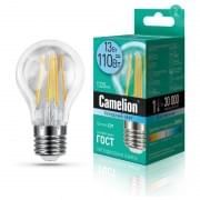 Лампа CAMELION Е27 13Вт 4500K 1320Лм 220В LED13-A60-FL/845/E27 13717, светодиодная, филаментная, нейтральный белый, груша 