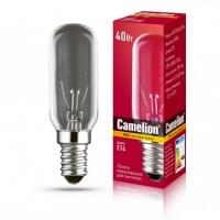 Лампа CAMELION T25 Е14 40Вт 350Лм 220В CAMELION 40/T25/CL/E14 12984, накаливания, прозрачная, для вытяжки