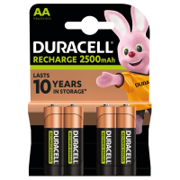 Аккумуляторы DURACELL DX1500 АА HR6 2500мАч 1.2В Ni-Mh (4 шт. в упаковке) 