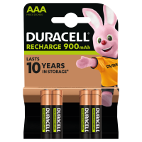 Аккумуляторы DURACELL DX2400 ААА HR03 900мАч 1.2В Ni-Mh (4 шт. в упаковке) 