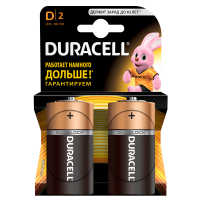 Батарейки алкалиновые Duracell Basic D LR20 MN1300 2шт