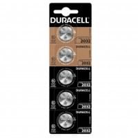 Батарейки литиевые Duracell CR2032 3В дисковые 5 штук