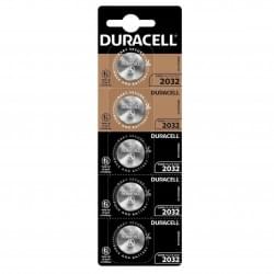 Батарейки литиевые Duracell CR2032 3В дисковые 5 штук