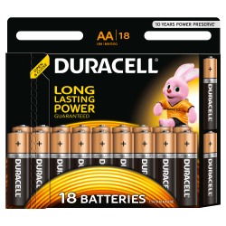 Батарейки алкалиновые Duracell Basic AA LR6 MN1500 18шт