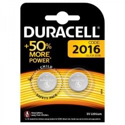 Батарейки литиевые Duracell 1005005 CR2016 3В дисковые 2шт