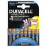 Батарейки алкалиновые Duracell Turbo Max AAA LR03 MX2400 8шт