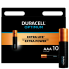 Алкалиновые батарейки DURACELL OPTIMUM OP2400 AAA LR03 1.5В (10 шт. в упаковке) 