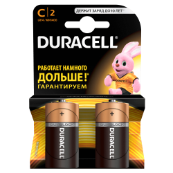 Батарейки алкалиновые алкалиновые Duracell Basic C LR14 MN1400 2шт