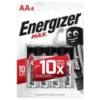 Батарейки алкалиновые Energizer Max Power Seal AA LR6 1,5В 4шт