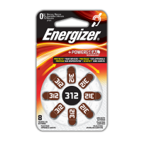 Батарейки для слуховых аппаратов Energizer Zinc Air 312 8шт