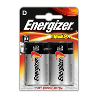 Щелочные батарейки Energizer Max D 2шт