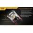 Ручной карманный маленький фонарь Fenix FD30 светодиодный Cree XP-L HI черный IP68 + аккумулятор