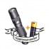 Ручной карманный маленький фонарь Fenix FD30 светодиодный Cree XP-L HI черный IP68 + аккумулятор