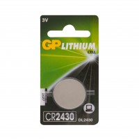 Батарейка литиевая GP CR2430-2C5 Lithium CR2430 дисковая 3В 1шт