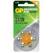 Батарейки GP ZA10F-D6 Hearing Aid ZA10 1,45В для слуховых аппаратов 6шт
