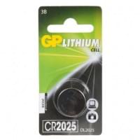Батарейка литиевая GP Lithium GPCR2025-2CR1 CR2025 3В дисковая 1шт
