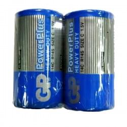 Батарейки солевые GP 14C/R14 PowerPlus C R14 1,5В 24шт