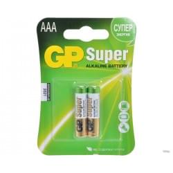 Батарейки алкалиновые GP GP24A-CR2 Super AAA LR03 1,5В 2шт
