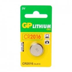 Батарейка литиевая GP CR2016-2C1 CR2016 3В дисковая 1шт