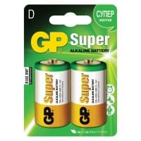 Батарейки алкалиновые GP 13A-UE2 Super Alkaline D LR20 1,5В 2шт