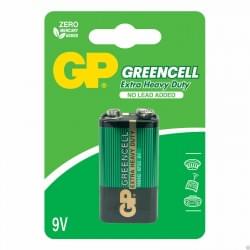 Батарейки солевые GP GP1604G-2CR1 Greencell Крона 6F22 9В 10шт