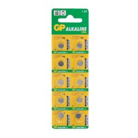 Батарейка алкалиновая GP 192F-2C10 Alkaline cell 192 AG3 LR41 1,5В дисковая 10шт