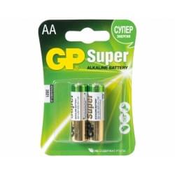 Батарейки алкалиновые GP GP15A-UE2 Super AA LR6 1,5В 2шт